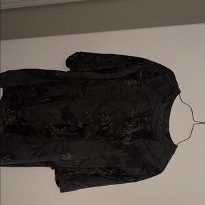 Dark Green Camouflage Short Sleeve Shirt